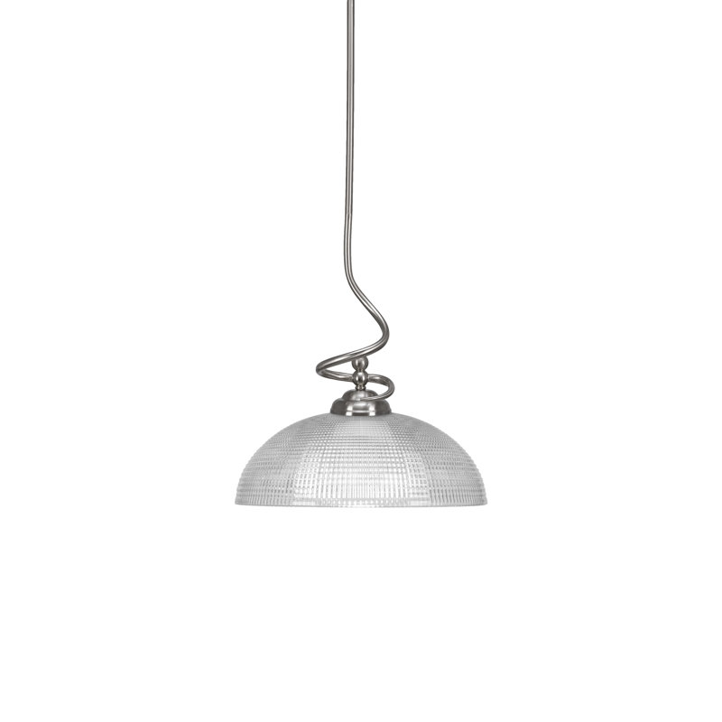 Capri Stem Hung Pendant, Brushed Nickel