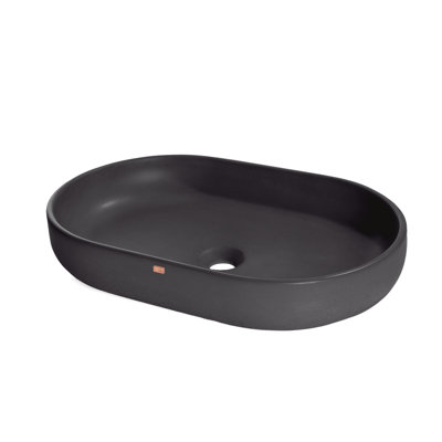 Fladd Oval Concrete Vessel Sink