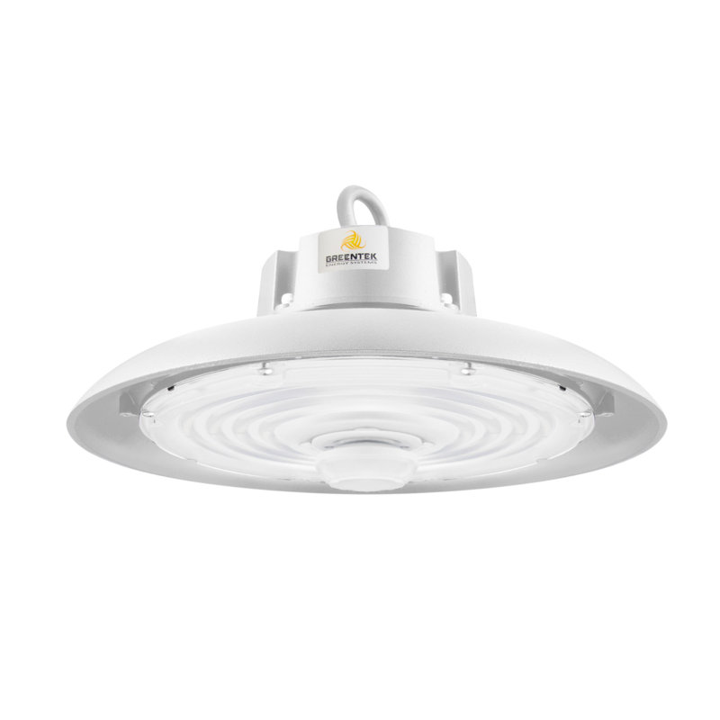 GREENLIGHTDEPOT LED High Bay - 150W - 20,899 Lumens - Motion Sensor - UFO2 - Hook Mount - 5 Year Warranty - Black - (UL+DLC)