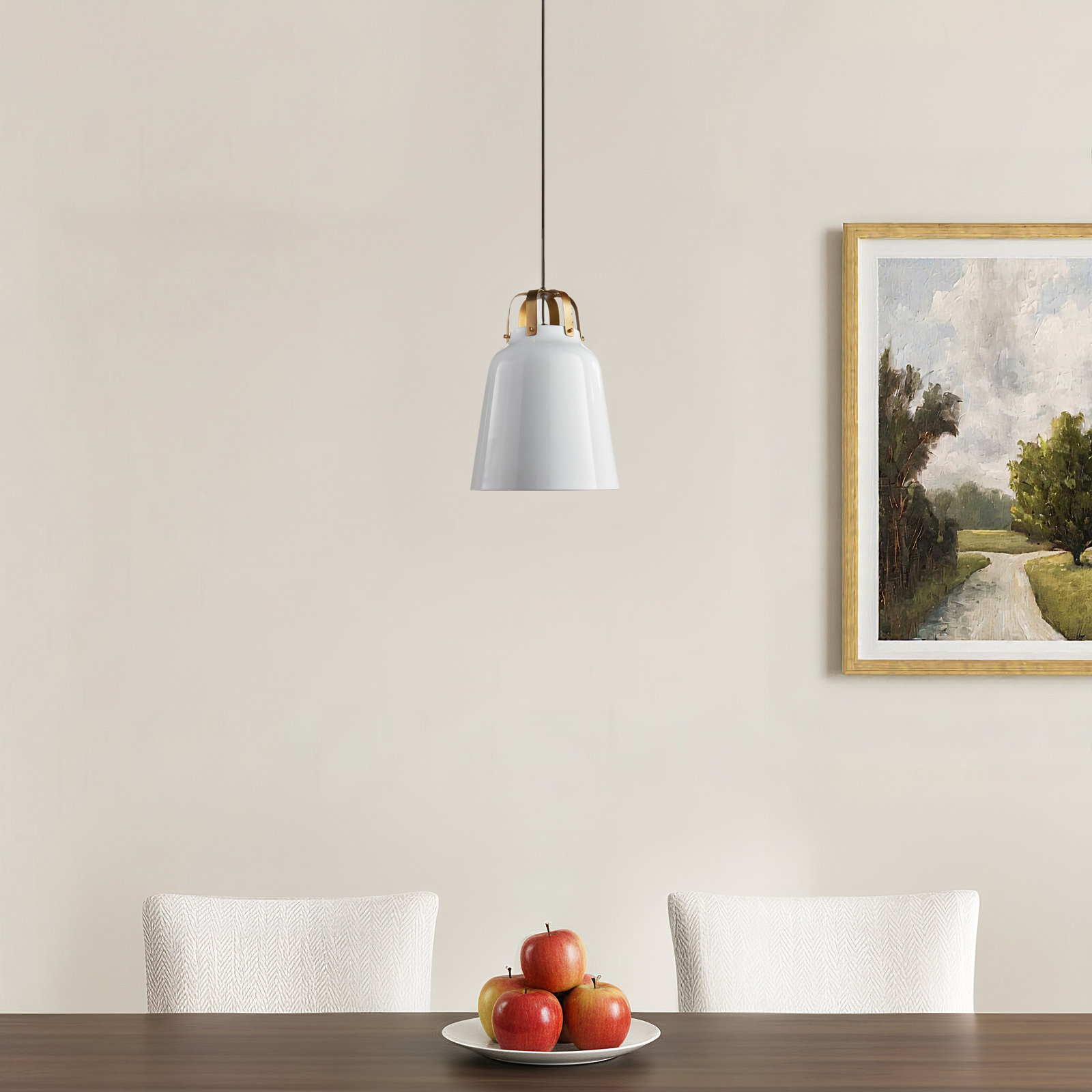 Single Light Metal Pendant