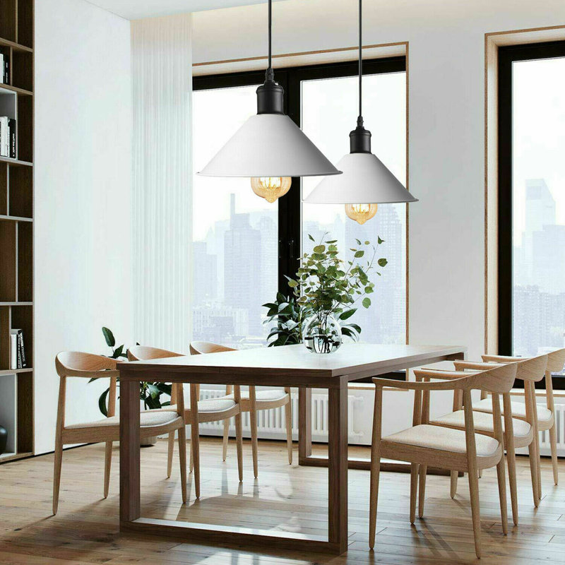 Lennie 1 - Light Dome Pendant, White