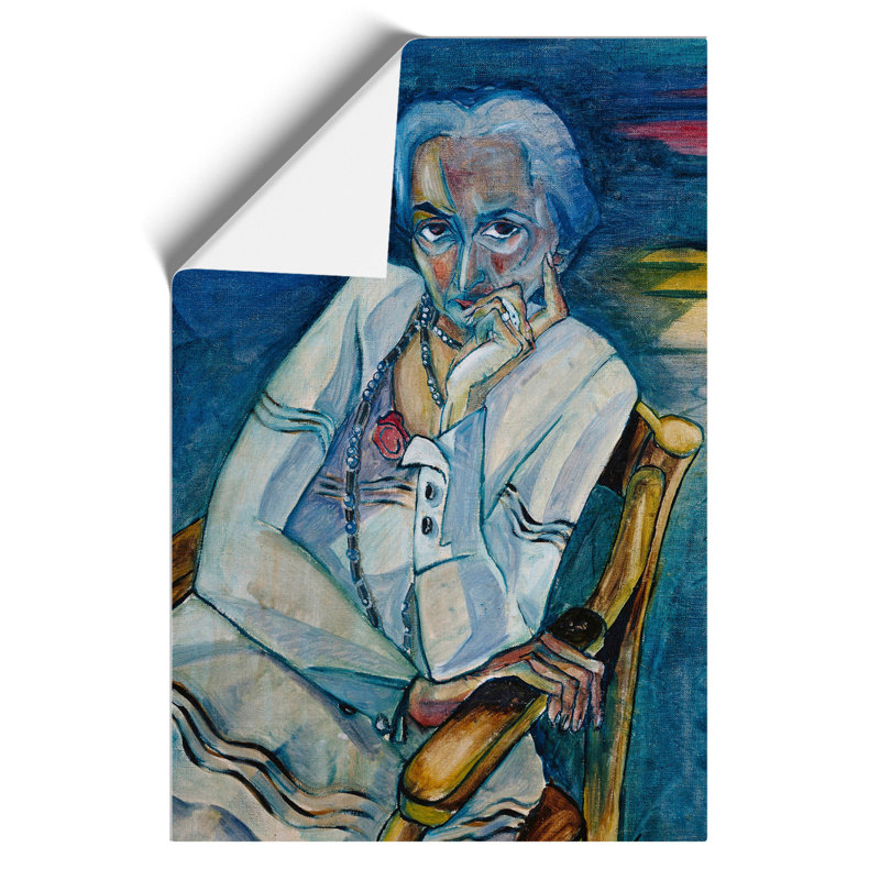 Rosa Schapire by Walter Gramatte - No Frame Painting, 30cm H x 21cm W x 0.1cm D