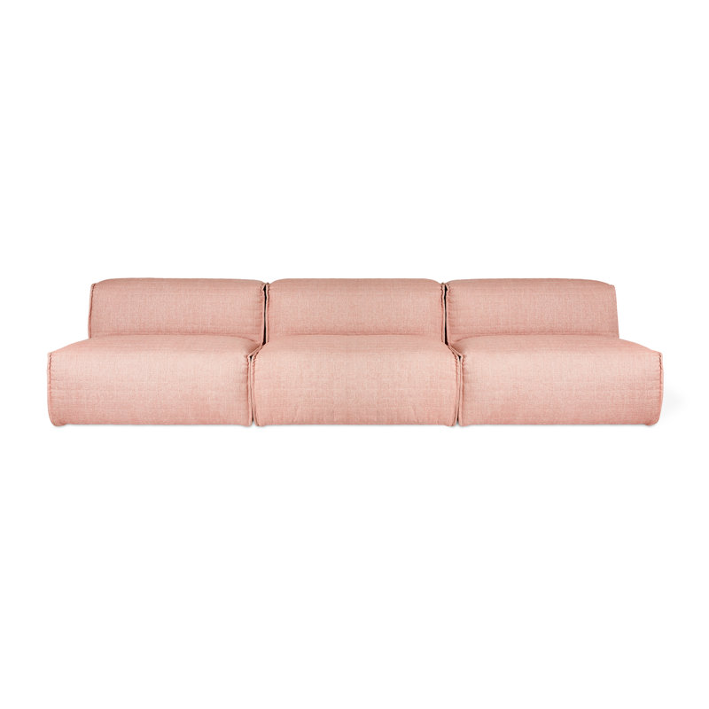 Canapé modulaire 3 pièces Nexus, Mélange de polyester Thea Seasalt