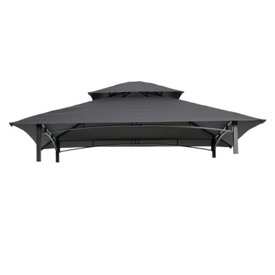 8 X 5 Ft Grill Gazebo Replacement Canopy Roof, Double Tier