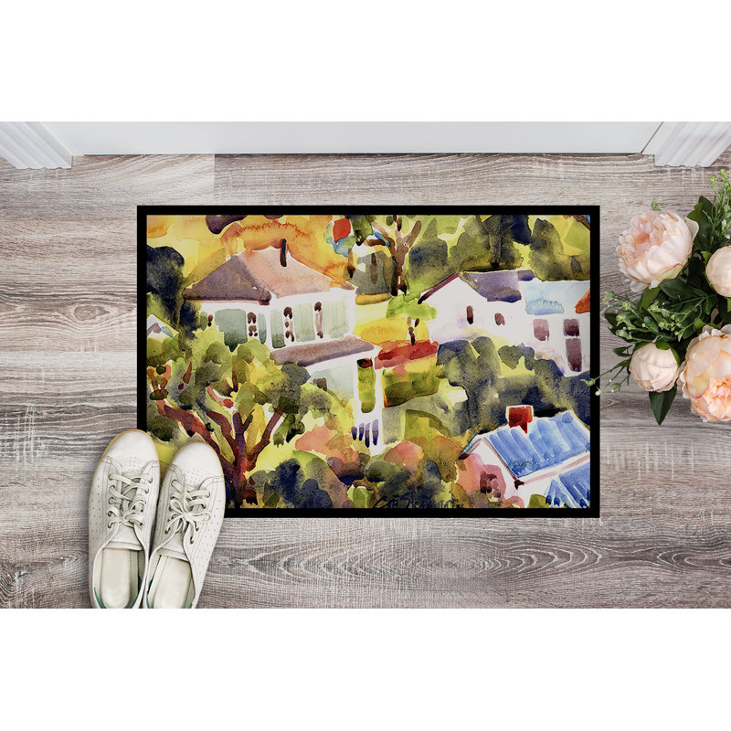 Tapis de porte intérieur anti-dérapant maison, Rectangle 2 pi x 3 pi