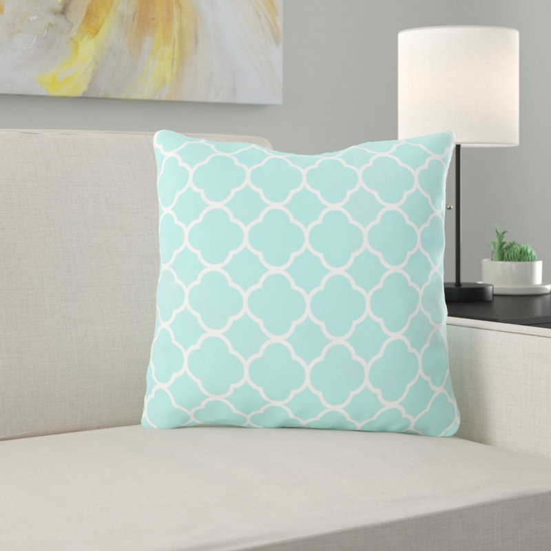 Coussin quadrilobe, Intérieur, Bleu