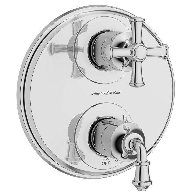 Garniture de douche Delancey, Chrome poli