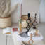 9" H Metal Tabletop Candlestick