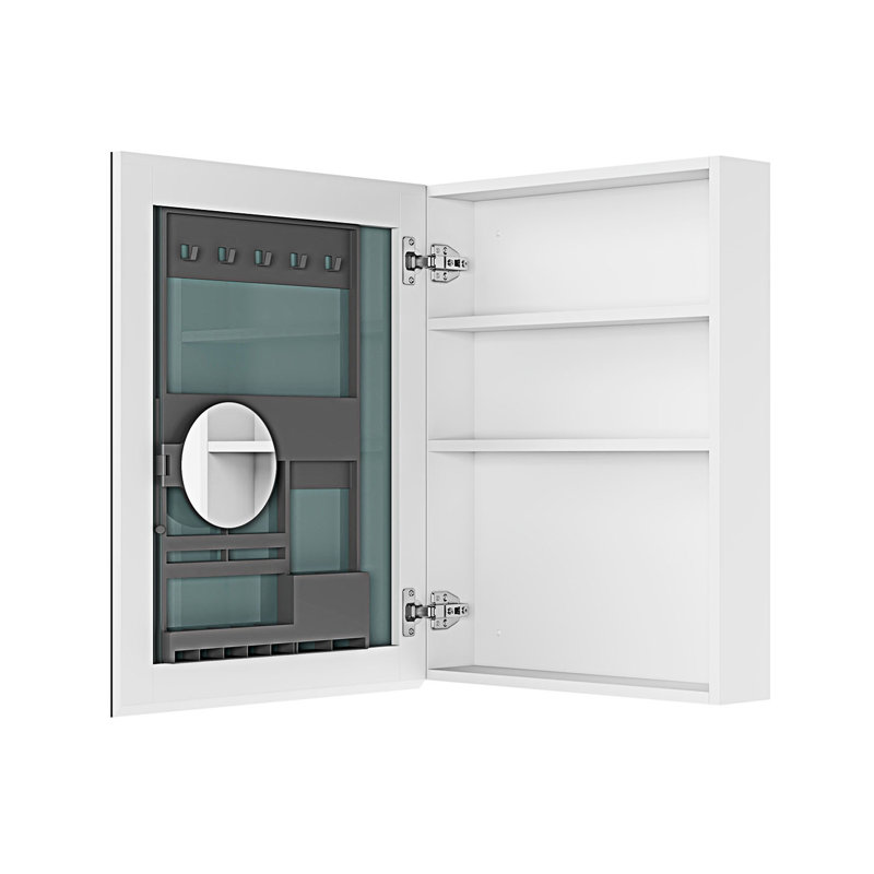 Armoire à pharmacie de salle de bain avec porte d'entrée et armoire d'entrée, Gauche