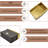 30 Inch Gold  Flat Apron-Front Undermount Drop In Farm Sinks