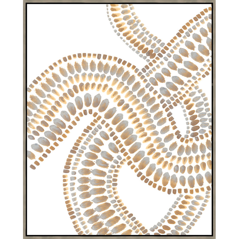 «I Want Your Attention I» par Danielle Davis - peinture sur toile à cadre flottant, H 51,75 po x l 41,75 po x P 1,5 po