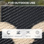 Tapis d'extérieur réversible Outsunny