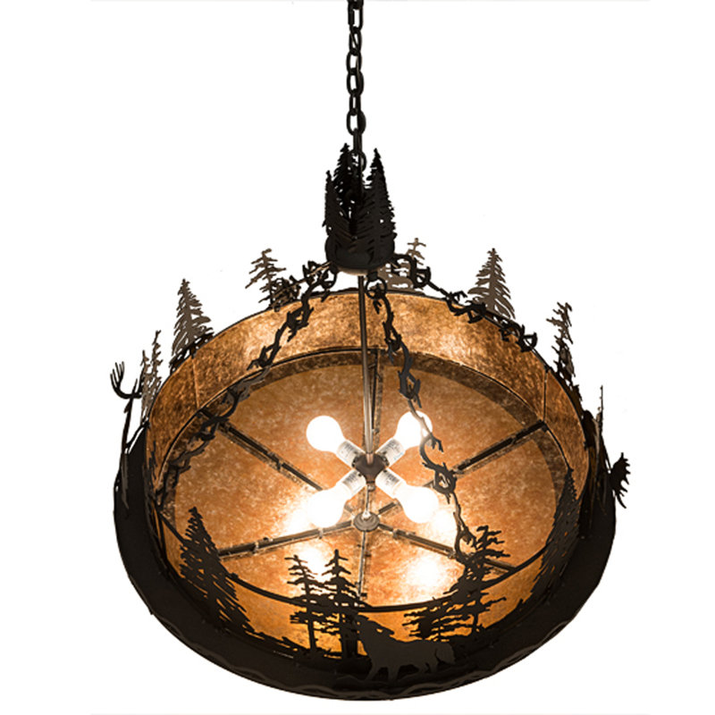 Rustic Lodge 4 - Light Pendant