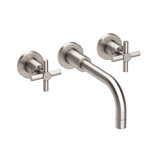 East Linear Wall Mount Bathroom Faucet