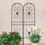 Treillis de jardin polyvalent en métal pour diverses plantes grimpantes, rehaussant la beauté extérieure