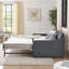 Lit de jour simple rembourré avec lit gigogne simple et charge USB-879696771