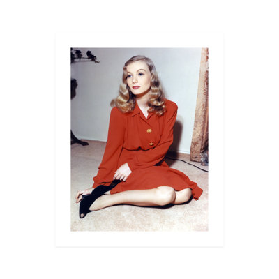 " Thoughtful Veronica Lake "