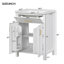 Meuble-lavabo simple 24,2 po avec plateau en céramique-1413438373