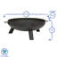 Hammer & Tongs - Round Iron Fire Pit-806983854