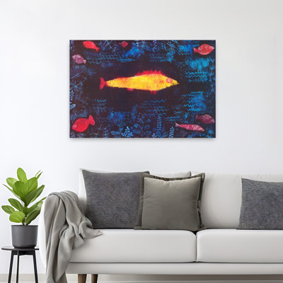 «The Golden Fish Fish Violet», reproduction d'art murale