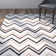 Sanyla Hand Tufted Wool Chevron Rug