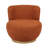 Rukadikar Occasional Swivel Chair 2-piece Set In Modern Rust Boucle Fabric