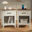 17.7'' W 1-Drawer Farmhouse Nightstand With Charging Station