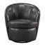 Fauteuil pivotant moderne gris Smoky Luxury