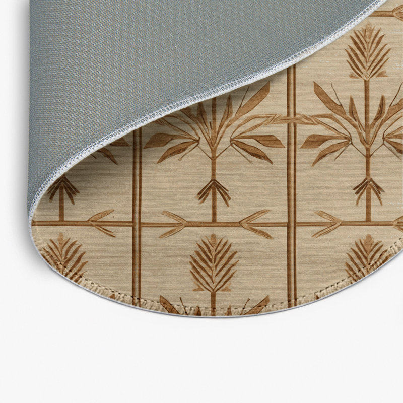 Tapis intérieur et extérieur ArtDeco, Rond 5 pi