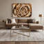 Art mural sur toile beige chats