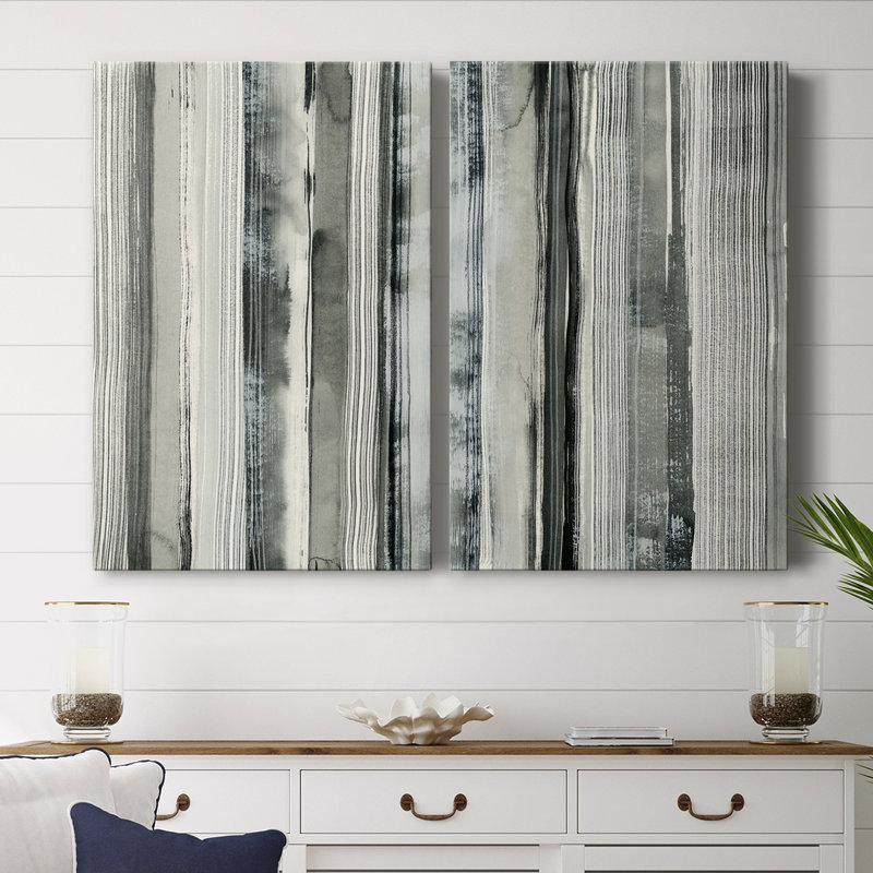 Differing Parallels I-Premium Gallery Wrapped Canvas -Ready to Hang, 60" H x 80" W