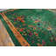 Antique Large Room Size Chinese Art Deco Hand Knotted Pile Green Rug