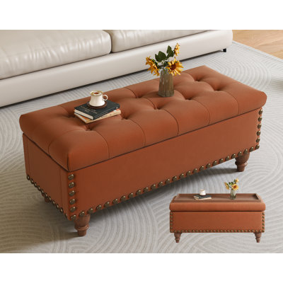 Table d'appoint moderne Beo avec porte-revues intégré et tablette inférieure, console en bois mince pour les petits espaces