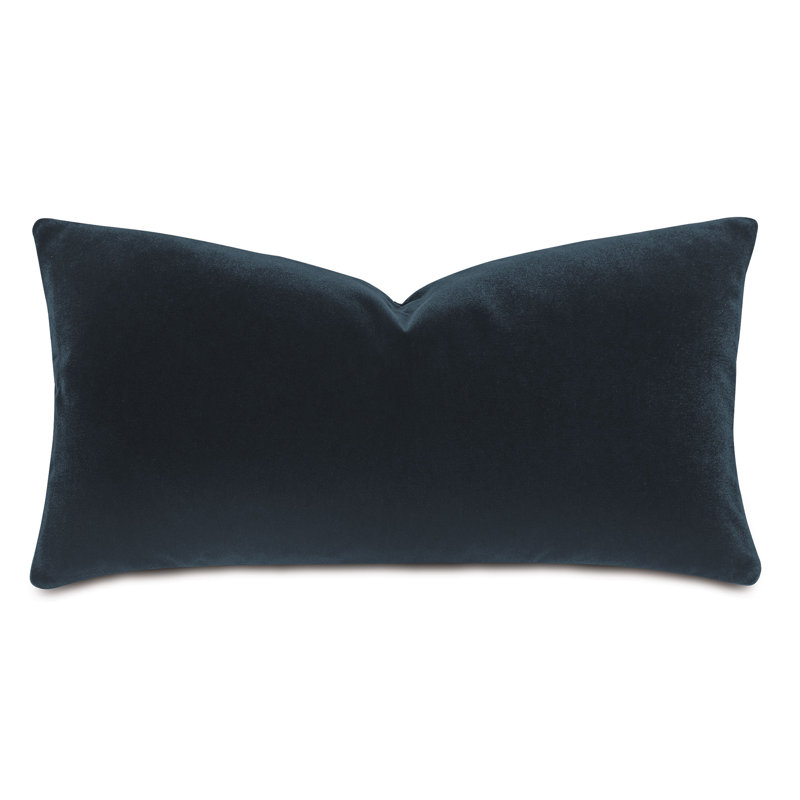 Capra Square Pillow Cover & Insert, Charcoal, 11" x 21"