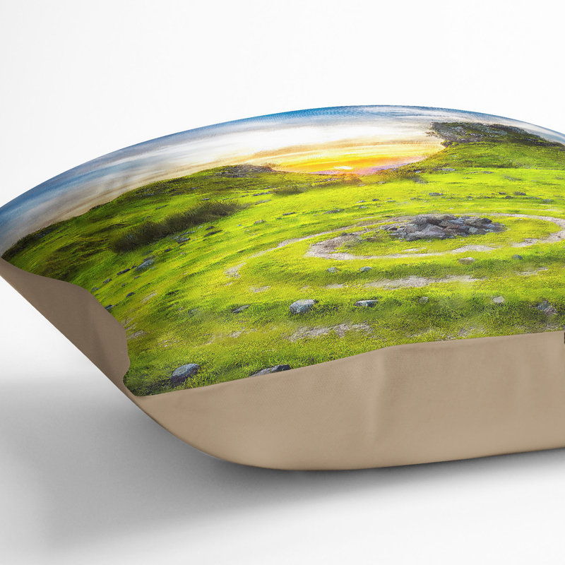 Square Cushion, 40cm H x 40cm W x 15cm D, Stone