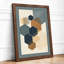 Hexagonal Structure Geometric - Framed Print-1448333157-1448333153