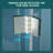 36"W X 72"H Fold Frameless Shower Door With Tempered Glass