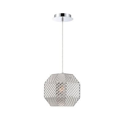 Luminaire suspendu géométrique à 1 lumière Catalda