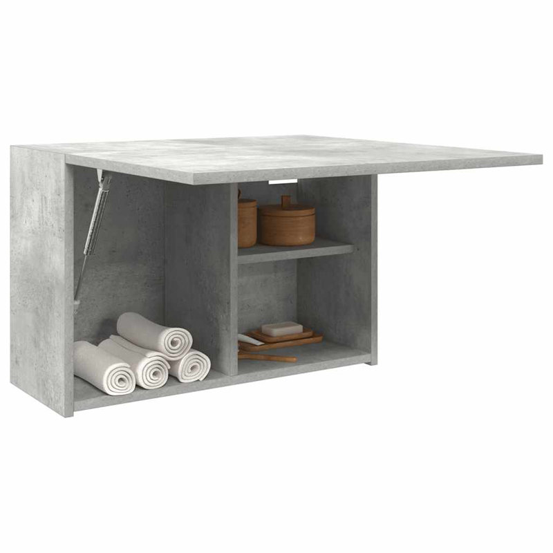 Sneza Bathroom Cabinet, Concrete Grey