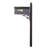 Classic Aluminum Post Mounted Post box
