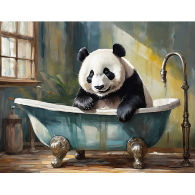 «Panda Bathaign» sur toile