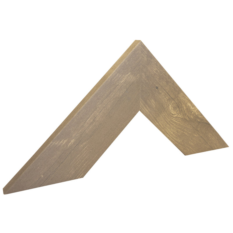 Efemena Engineered Wood Flat Mirror, 70" x 33", Brown