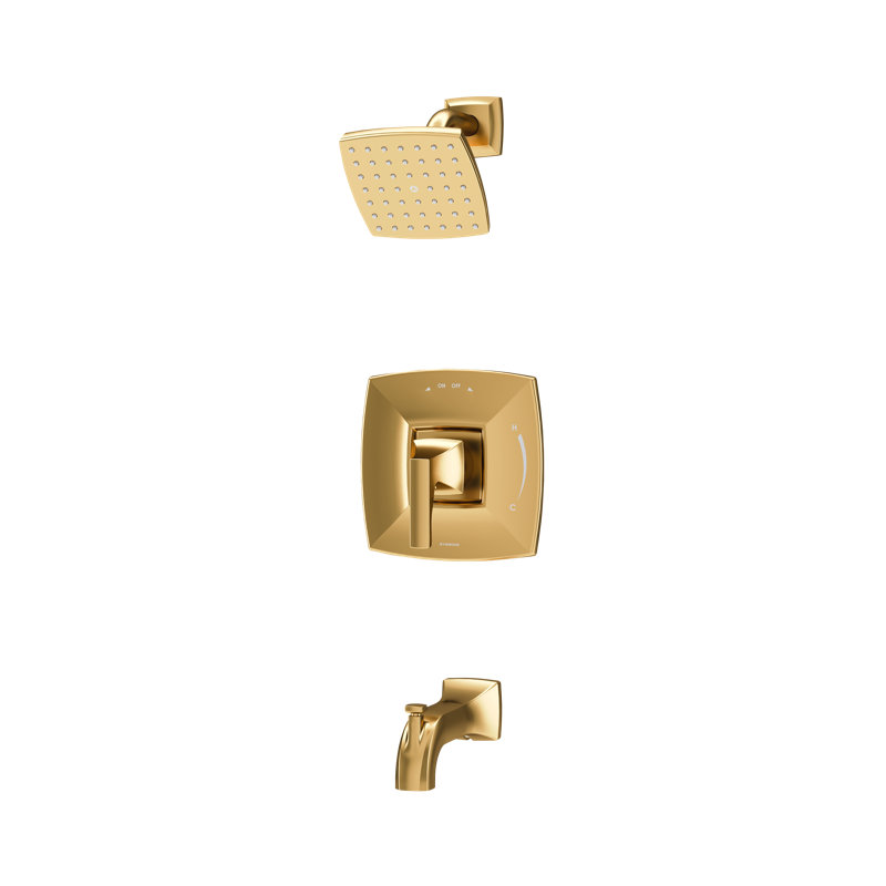 Oak HydroMersion Single Handle Tub and Shower Faucet Trim Kit, Bronze