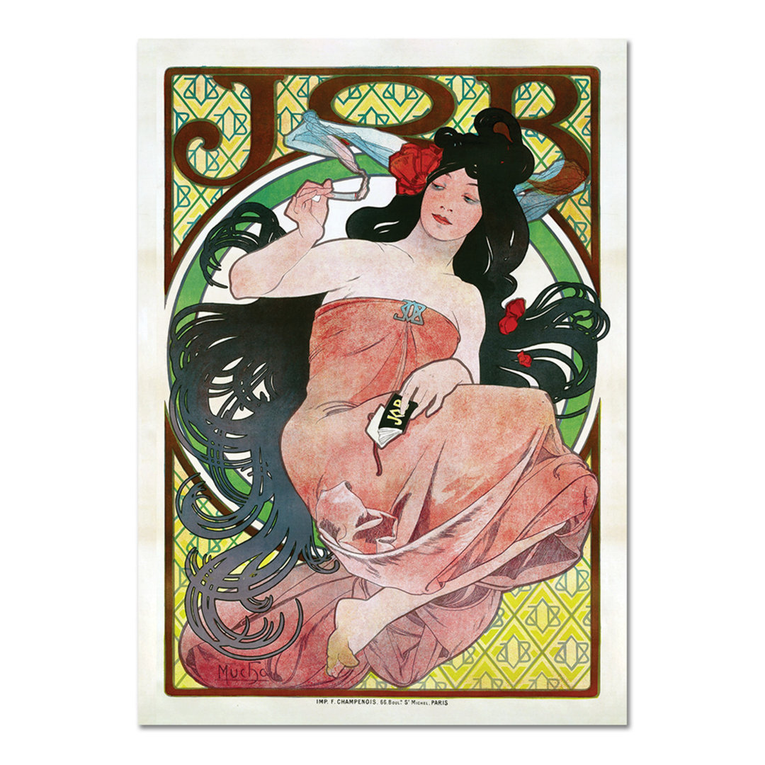 Acrylbild Job Poster von Alphonse Mucha