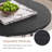 35.43" Modern Round Coffee Table, Solid Wood & Faux Marble for Living Room