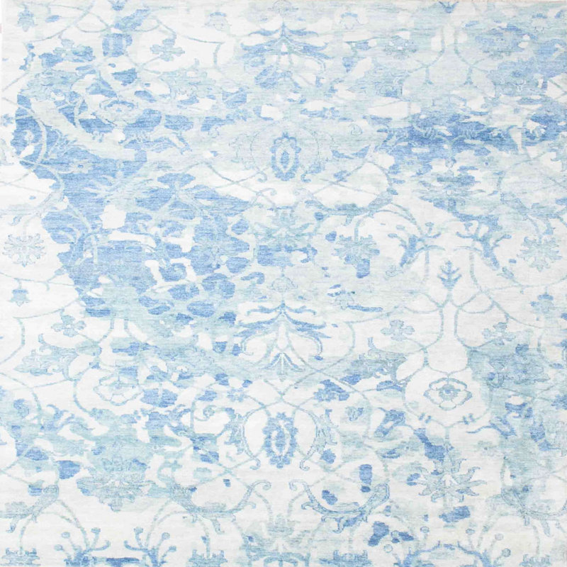 Floral Indoor Rug, Square 3'