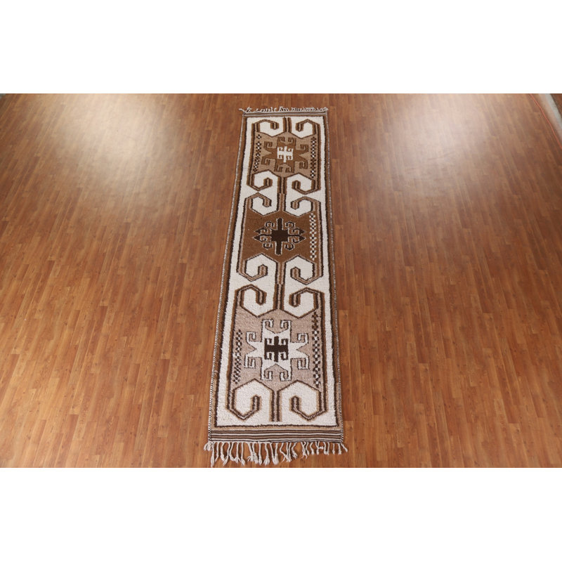 Tapis de couloir moelleux en laine turque Anatolian 4 x 13