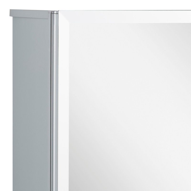 Vinodel Single Door Medicine Cabinet with Adjustable Shelves, 31.88" x 36"