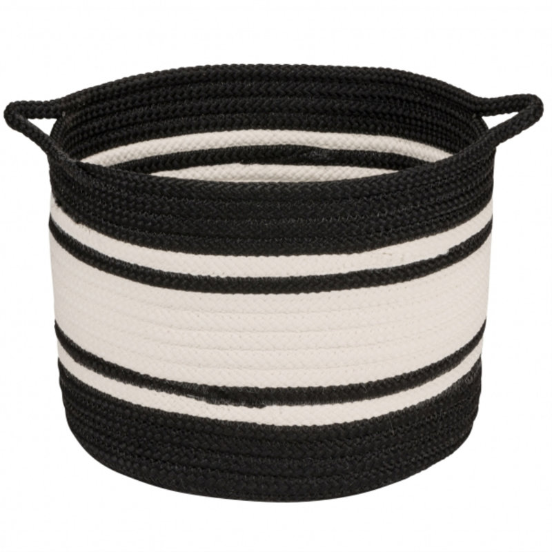 Panier en polypropylène Outland, Noir, H 18 po x l 20 po x P 20 po