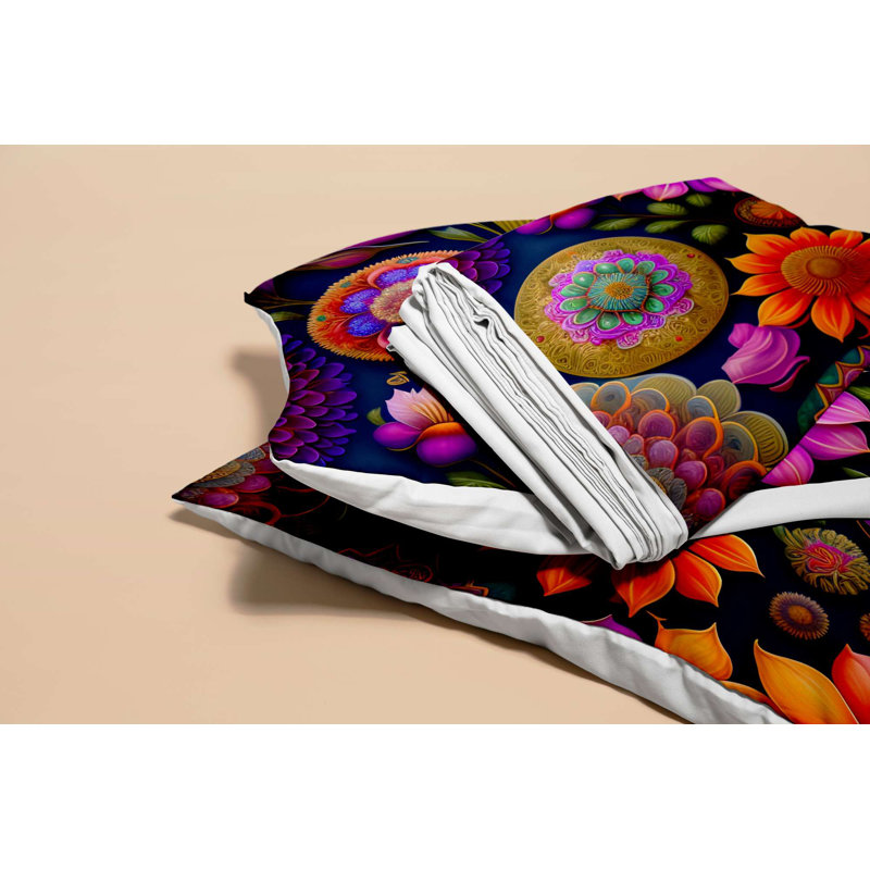Luxury King Quilt Cover Set (3 Pieces) - 70% Polyester / 30% Cotton, 94.5 x 86.6 inches | Soft & Durable, 120 Thread Count, Button Closure Duvet Cover & Envelope Pillowcases | Machine Washable, Elegant Home Bedding